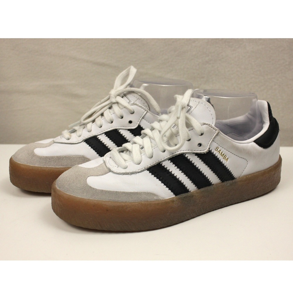 Adidas Samba‎ OG Model Off Duty White Black Gum Sneakers Womens 6